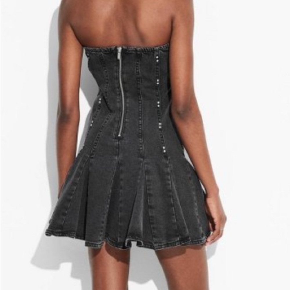 Wild Fable Black Denim Mini Dress